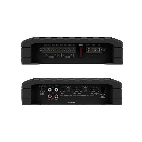 Alpine Type S 4 Ch Amp 60W Rms X 4 @ 4Ohm / 180W Rms X 2 @ 4Ohm Bridged (Series 2)