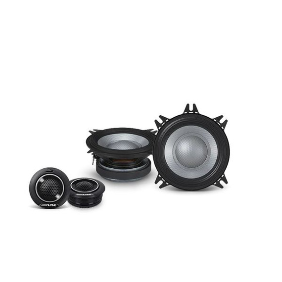 Alpine Type S 4" Component Speaker 2-Way 45W Rms @ 4Ohm (S2 Series)
