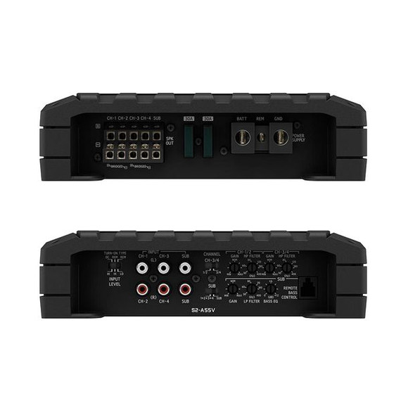 Alpine Type S 5 Ch Amp 40W Rms X 4 + 200W Rms X 1 @ 4Ohm (Series 2)