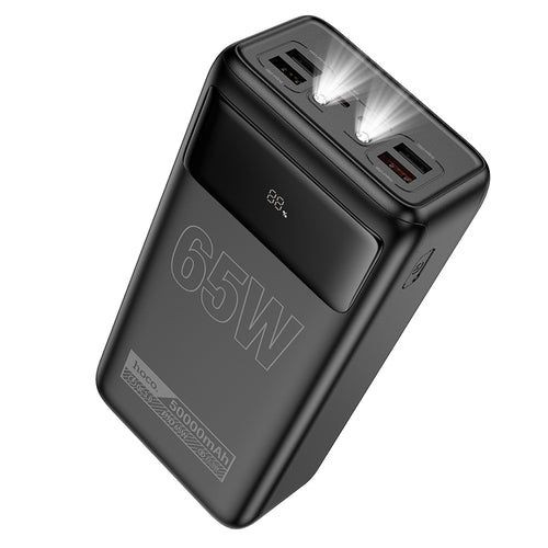 Hoco 65W PD+QC Power Bank w/ LED % Display, Torch Light (50000mAh) (DB81A)