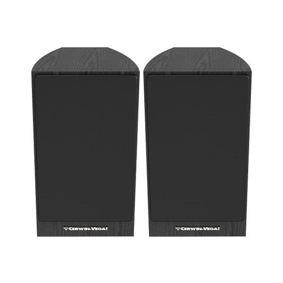 Cerwin Vega La Series Home Audio 6.5" 2-Way Bookshelf Speaker Black 150W Max Pair