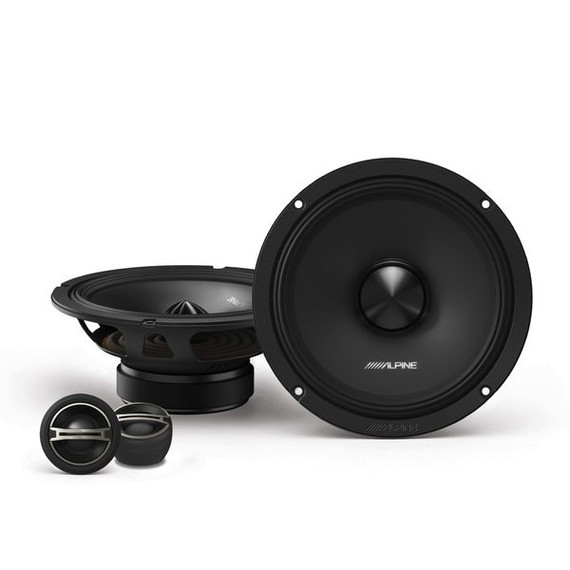 Alpine M-Series 6.5" Component Speaker 50W Rms 2-Way