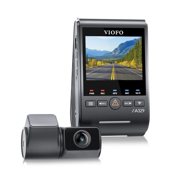 Viofo Dashcam A329 4K Front 2K Rear Channel Wifi 6 Gps
