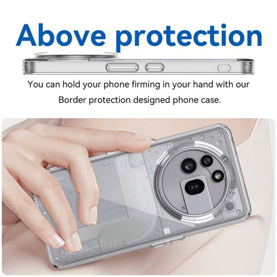 Nothing Phone (3A) Pro      Soft Gel Case    [Clear Bumper]
