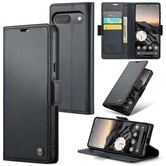 Google Pixel 9 Pro      Pu Wallet Case    [Black]