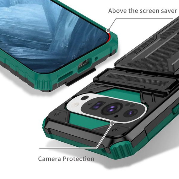 Google Pixel 9 Pro      Heavy Duty Case    [Teal]