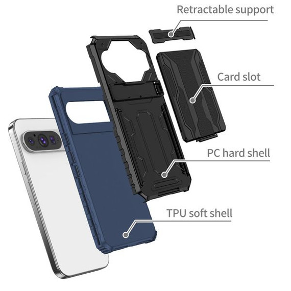 Google Pixel 9 Pro      Heavy Duty Case    [Navy]