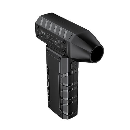 Hoco Portable High-Power Fan with 80,000 RPM Ultra-High Speed, Rechargeable Cooling Fan with Digital Display (HX67)