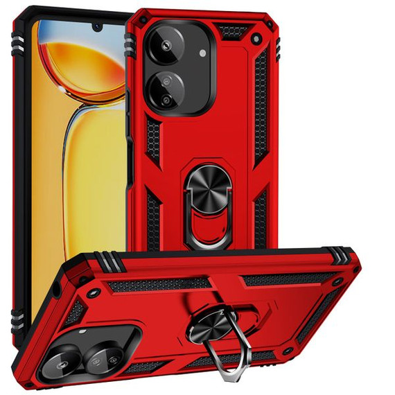 Xiaomi Poco C65      Military Armour Case    [Red]
