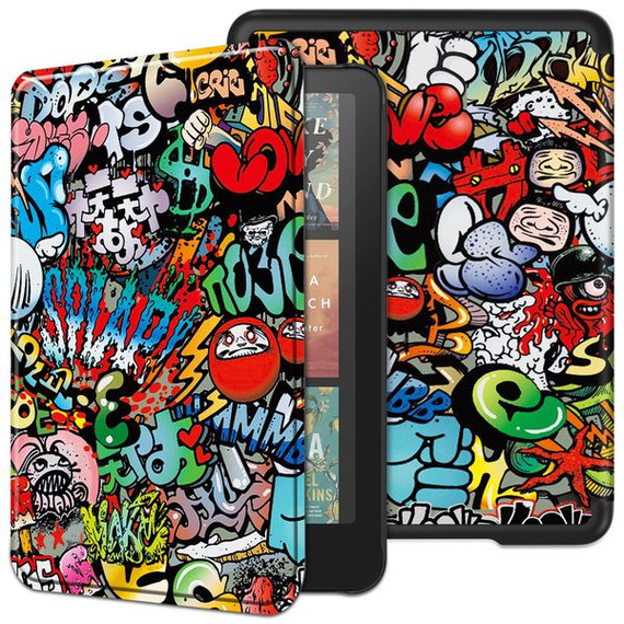 Kindle Paperwhite 6 (12Th Gen 2024)  Designer Folio Case      [Graffiti]