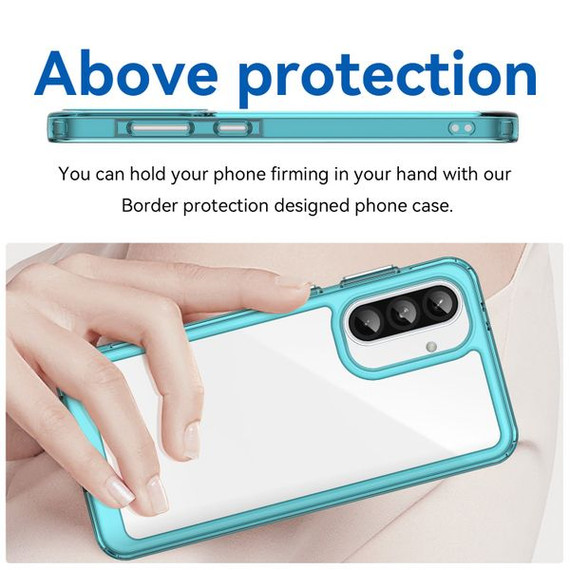 Samsung Galaxy A36 5G      Soft Gel Case    [Clear Blue]