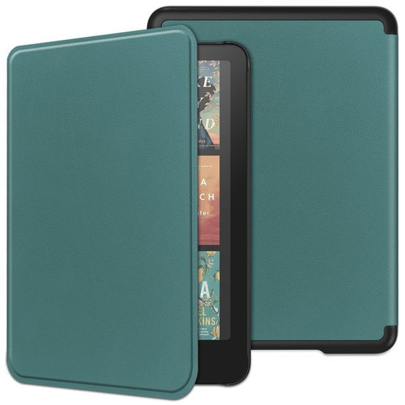 Kindle Paperwhite 6 (12Th Gen 2024)  Folio Pu Leather Case    [Teal]