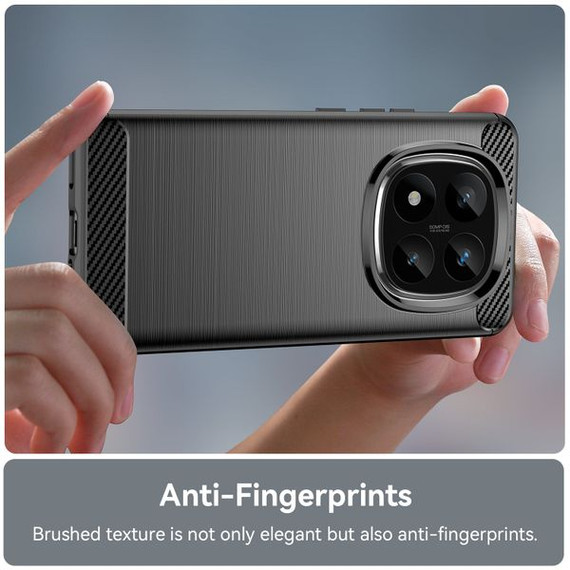 Xiaomi Redmi Note 14 Pro Plus 5G      Carbon Fibre Case    [Black]