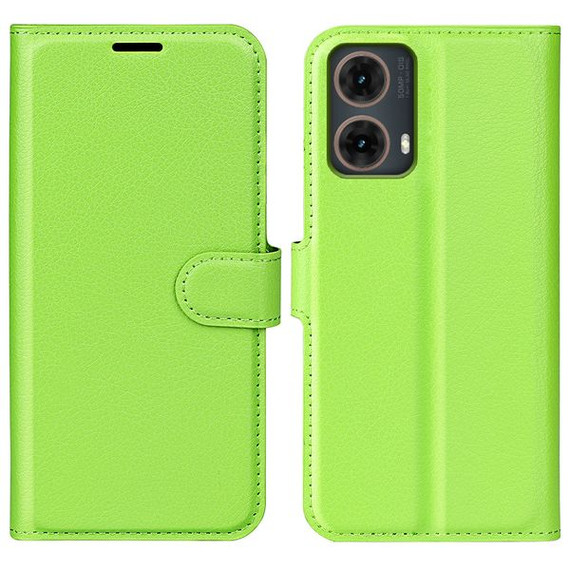 Moto G85      Pu Wallet Case    [Green]