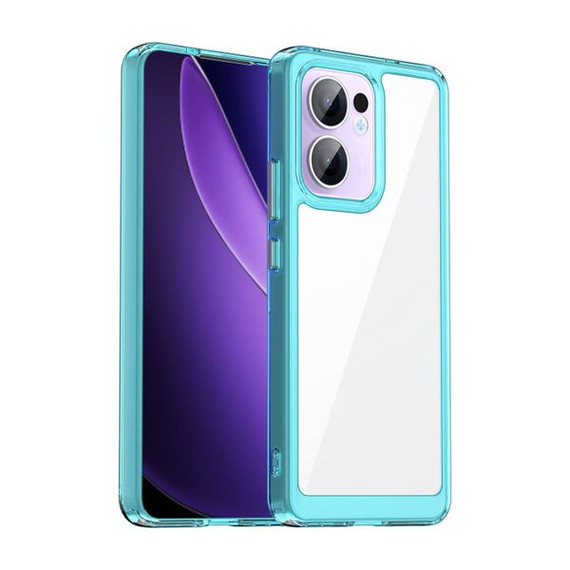 Oppo Reno 13 F 5G      Soft Gel Case    [Clear Blue]
