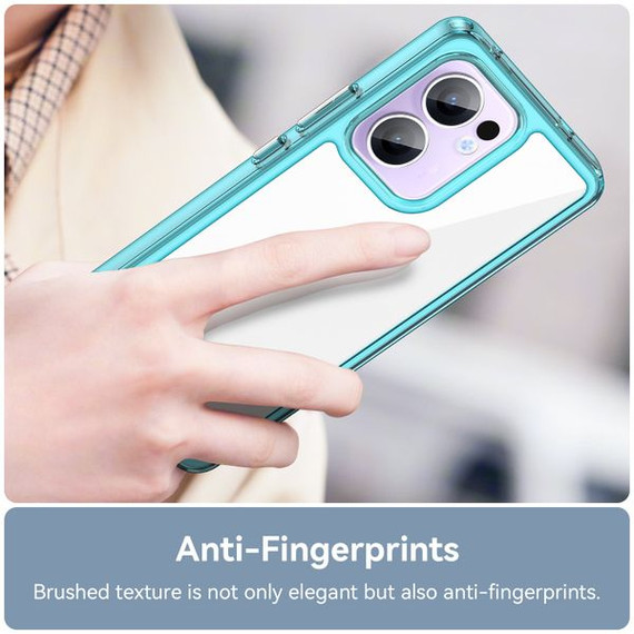 Oppo Reno 13 F 5G      Soft Gel Case    [Clear Blue]