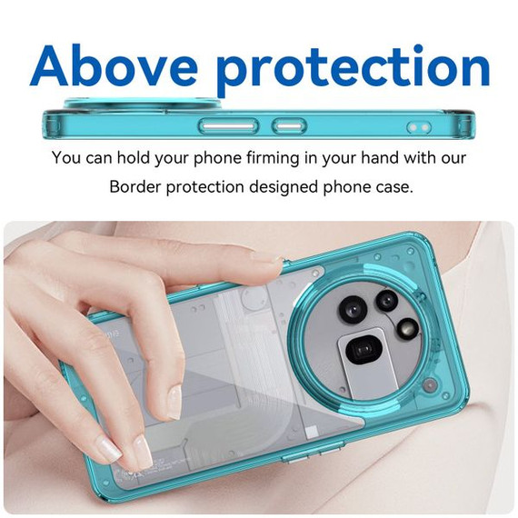 Nothing Phone (3A) Pro      Soft Gel Case    [Clear Blue]
