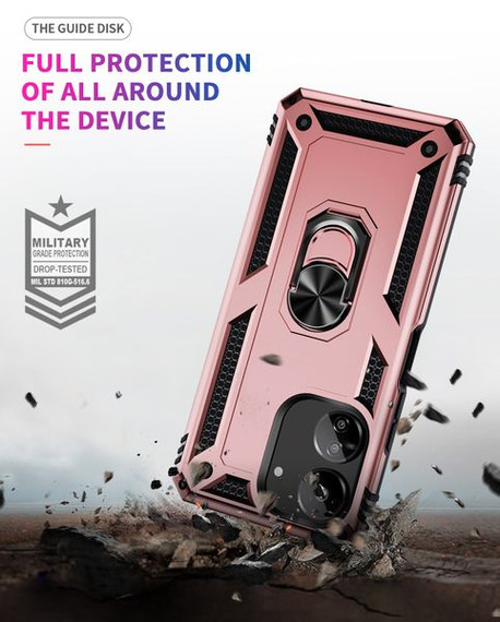 Xiaomi Poco C65      Military Armour Case    [Rosegold]