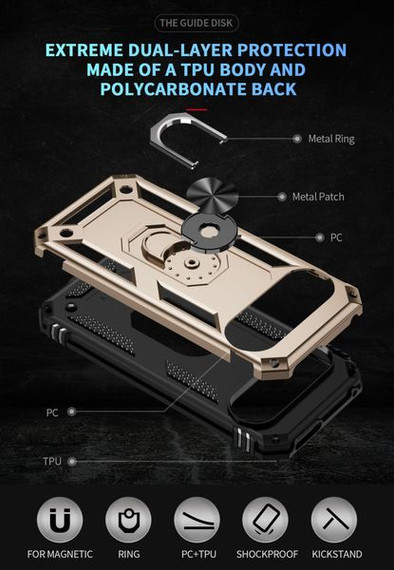 Google Pixel 9 Pro      Military Armour Case    [Gold]