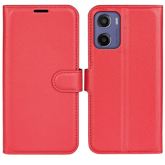 Moto G05      Pu Wallet Case    [Red]