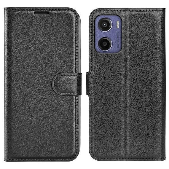 Moto G05      Pu Wallet Case    [Black]