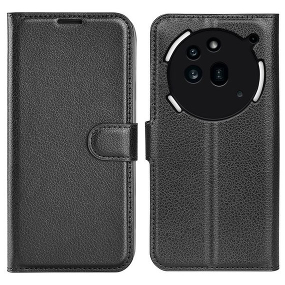 Nothing Phone (3A) Pro Pu Wallet Case [ Black ]