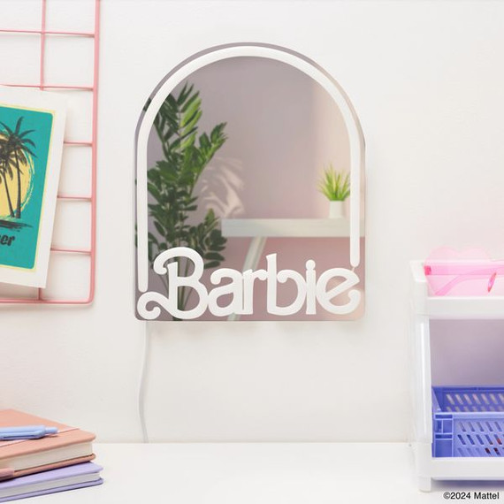 Barbie Wall Mountable LED Neon Mirror