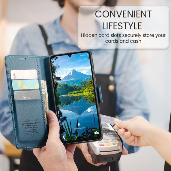 Samsung Galaxy A17 5G      Pu Wallet Case    [Navy]