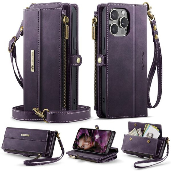 Iphone 15 Pro Max      Crossbody Wallet    [Purple]