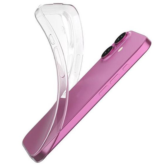Iphone 17      Soft Gel Case    [Clear]