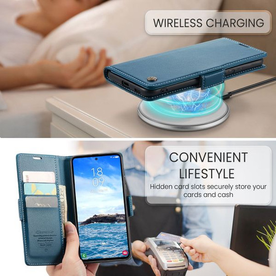 Samsung Galaxy S25Fe      Pu Wallet Case    [Navy]