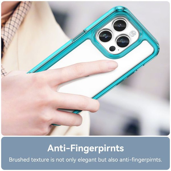 Iphone 14 Pro      Soft Gel Case    [Clear Blue]