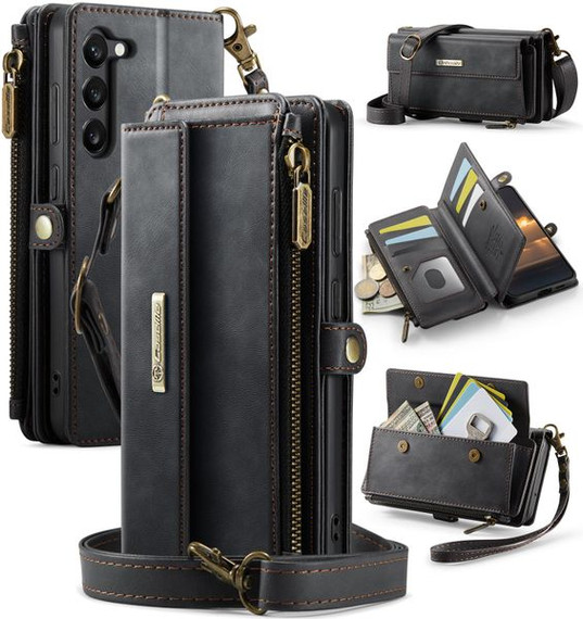 Samsung Galaxy S23 Plus      Crossbody Wallet    [Black]