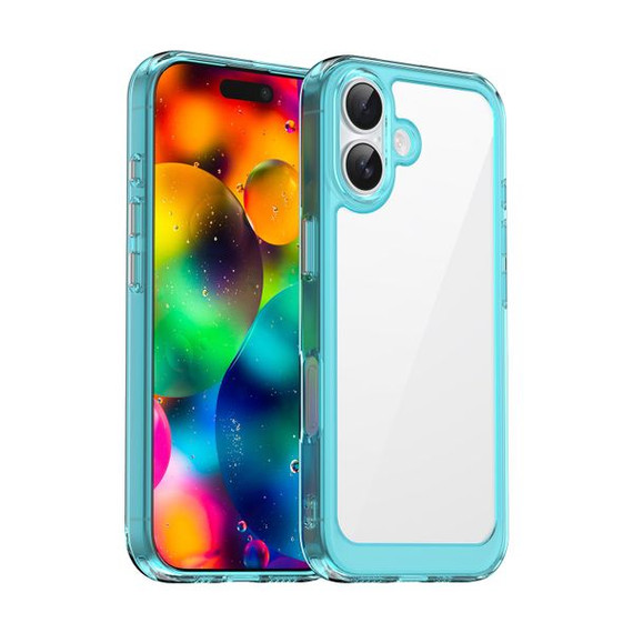 Iphone 17      Soft Gel Case    [Clear Blue]