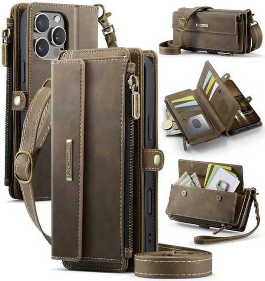 Iphone 16 Pro      Crossbody Wallet    [Coffee]