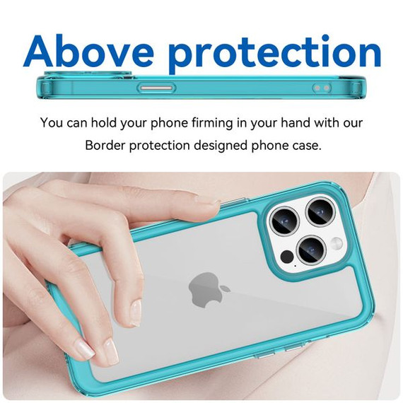 Iphone 15 Pro Max      Soft Gel Case    [Clear Blue]