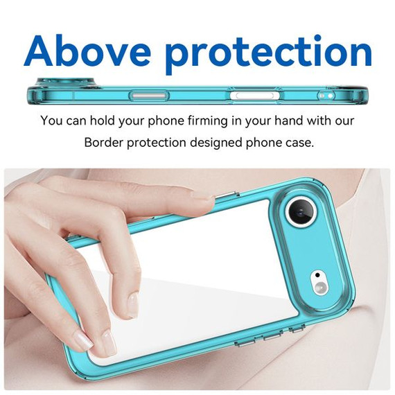 Iphone 17 Air      Soft Gel Case    [Clear Blue]