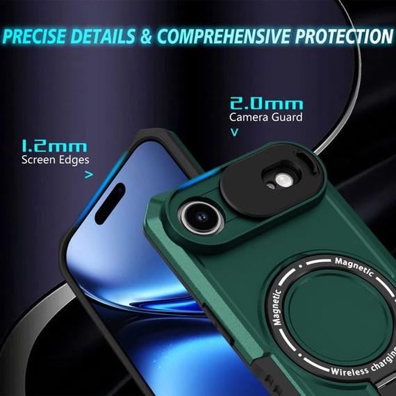 Iphone 17 Air      Magsafe Sliding Cover Case    [Teal]