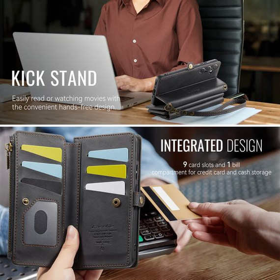 Samsung Galaxy A55      Crossbody Wallet    [Black]