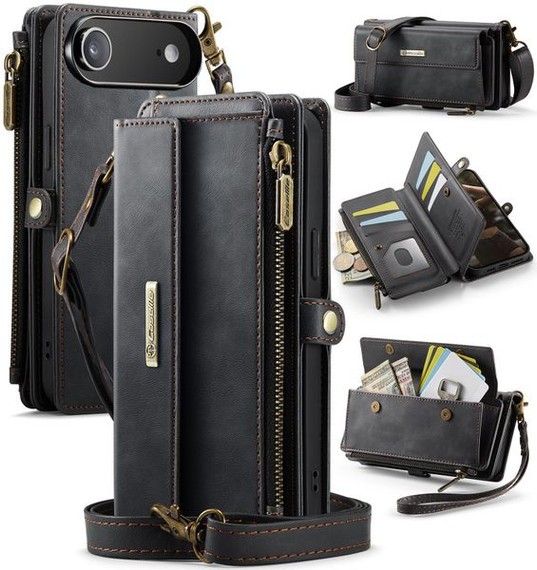 Iphone 17 Air      Crossbody Wallet    [Black]