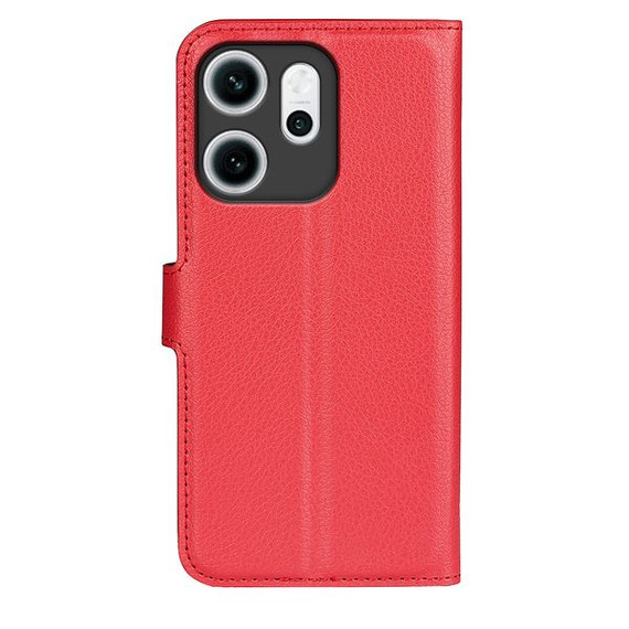 Oppo Reno 14 F 5G      Pu Wallet Case    [Red]