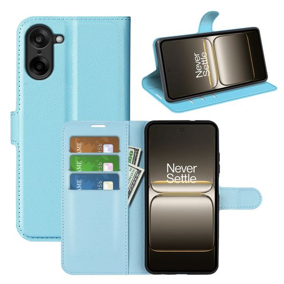 Oneplus Nord Ce5      Pu Wallet Case    [Lightblue]