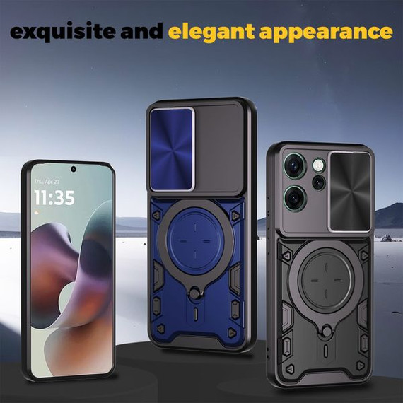 Oppo Reno 14 F 5G      Ring Kickstand Case    [Purple]