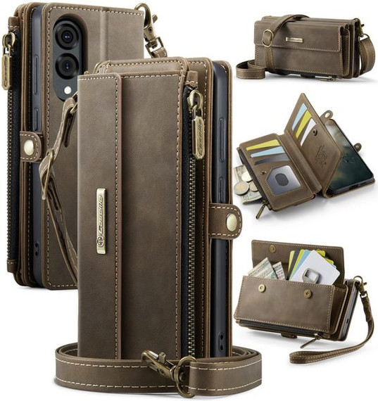 Samsung Galaxy S25 Edge      Crossbody Wallet    [Coffee]
