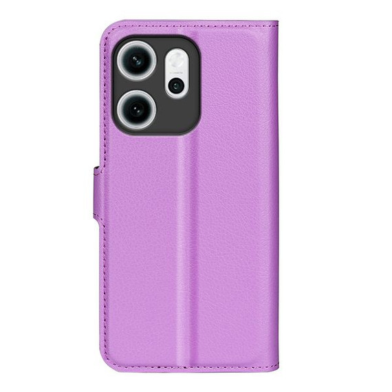 Oppo Reno 14 F 5G      Pu Wallet Case    [Purple]