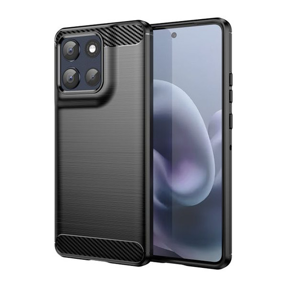 Moto G86      Carbon Fibre Case    [Black]