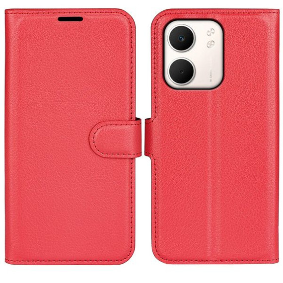 Oppo A5X      Pu Wallet Case    [Red]