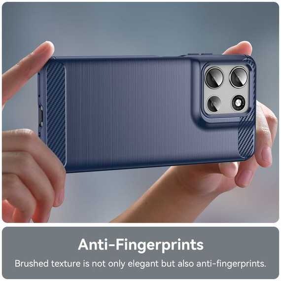 Moto G56      Carbon Fibre Case    [Navy]