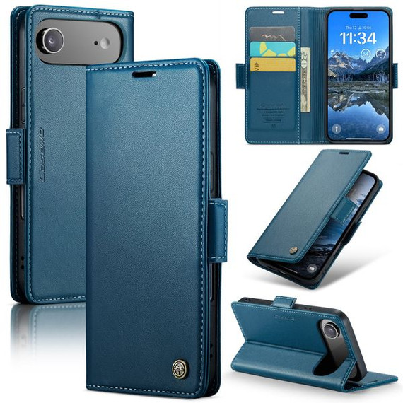 Iphone 17 Air      Pu Wallet Case    [Navy]