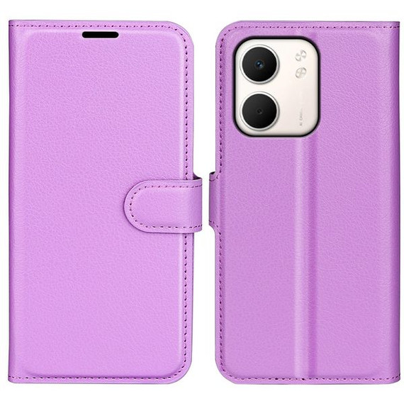 Oppo A5X      Pu Wallet Case    [Purple]